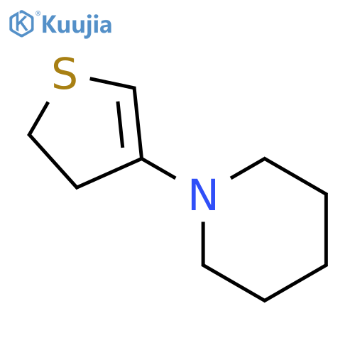 Piperidine, 1-(4,5-dihydro-3-thienyl)- structure