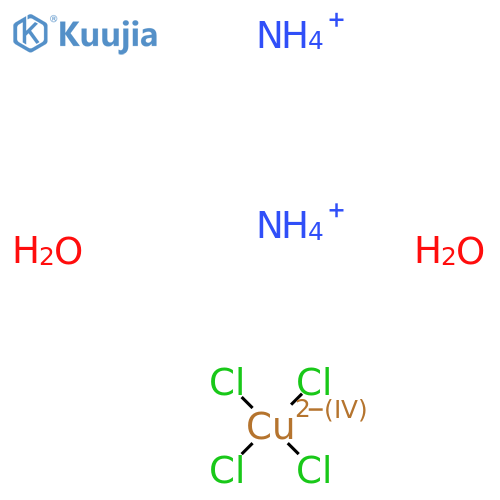 Ammonium cupric chloride dihydrate structure