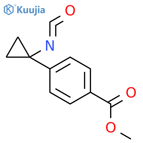 Methyl 4-(1-isocyanatocyclopropyl)benzoate structure