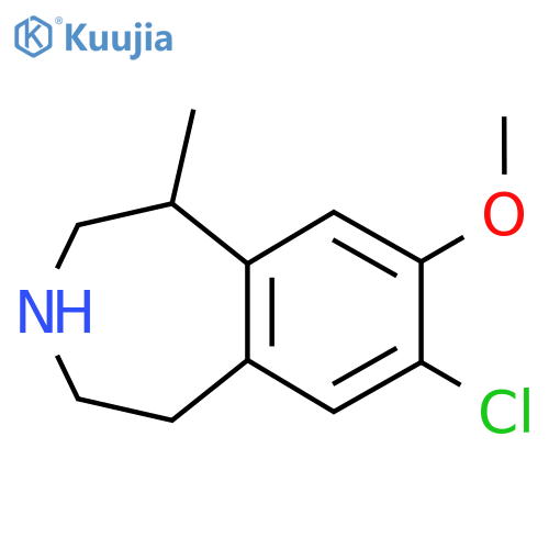 7-Chloro-8-methoxy-1-methyl-2,3,4,5-tetrahydro-1H-benzo[d]azepine structure