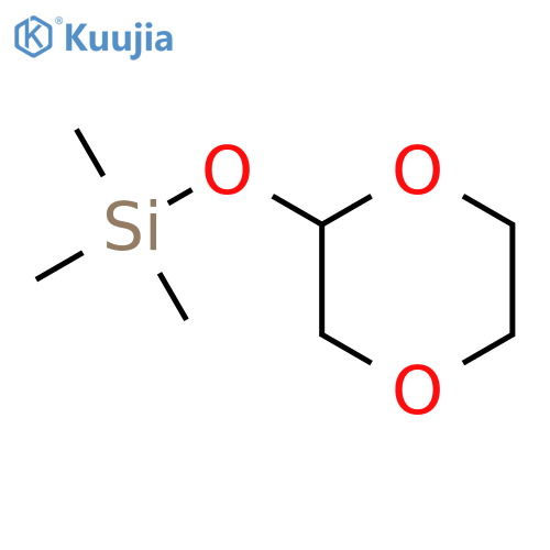 1,4-Dioxane,2-[(trimethylsilyl)oxy]- structure