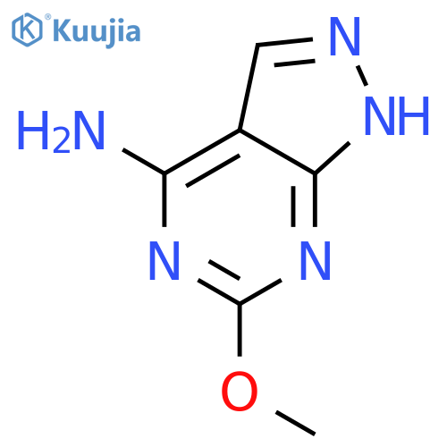 6-Methoxy-1H-pyrazolo[3,4-d]pyrimidin-4-amine structure