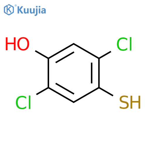 PHENOL, 2,5-DICHLORO-4-MERCAPTO- structure