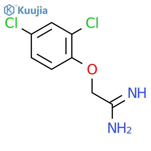 Ethanimidamide,2-(2,4-dichlorophenoxy)- structure