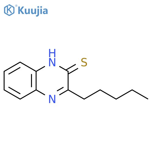2(1H)-Quinoxalinethione, 3-pentyl- structure