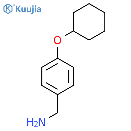 4-(Cyclohexyloxy)phenylmethanamine structure