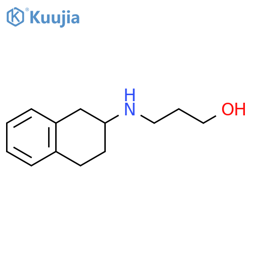 3-(1,2,3,4-tetrahydronaphthalen-2-yl)aminopropan-1-ol structure