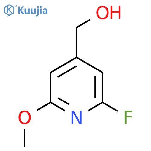 (2-Fluoro-6-methoxypyridin-4-yl)methanol structure