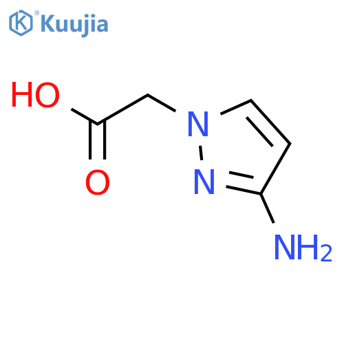 2-(3-aminopyrazol-1-yl)acetic acid structure