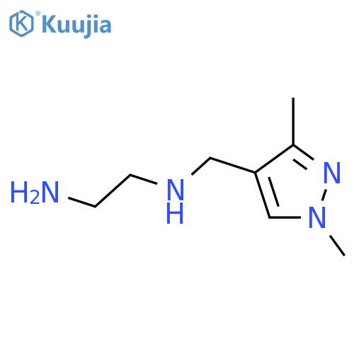 (2-aminoethyl)(1,3-dimethyl-1H-pyrazol-4-yl)methylamine structure