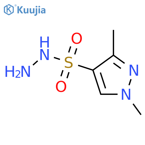 1,3-Dimethyl-1H-pyrazole-4-sulfonohydrazide structure