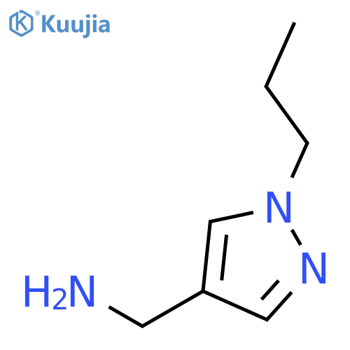 (1-Propyl-1H-pyrazol-4-yl)methanamine structure