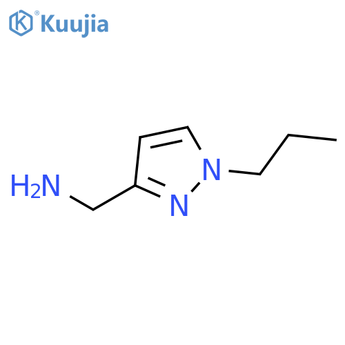 (1-Propyl-1H-pyrazol-3-yl)methylamine structure