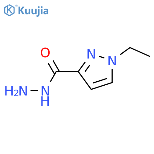 1-Ethyl-1H-pyrazole-3-carbohydrazide structure