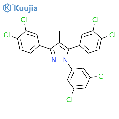 3,5-Bis-(3,4-dichloro-phenyl)-1-(3,5-dichloro-phenyl)-4-methyl-1H-pyrazole structure