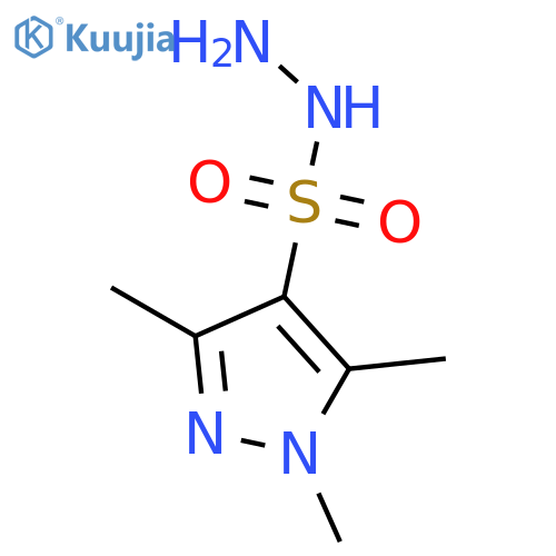 trimethyl-1H-pyrazole-4-sulfonohydrazide structure