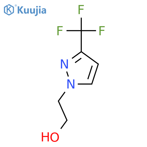 2-(3-(trifluoromethyl)-1H-pyrazol-1-yl)ethan-1-ol structure