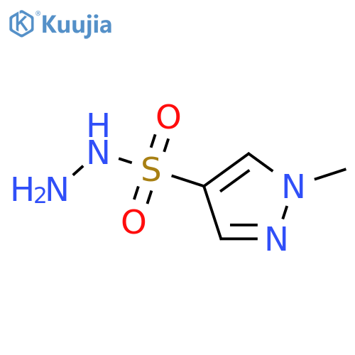 1-Methyl-1H-pyrazole-4-sulfonohydrazide structure
