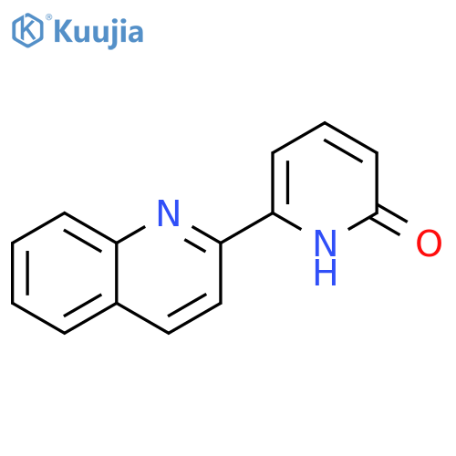 2(1H)-Pyridinone, 6-(2-quinolinyl)- structure
