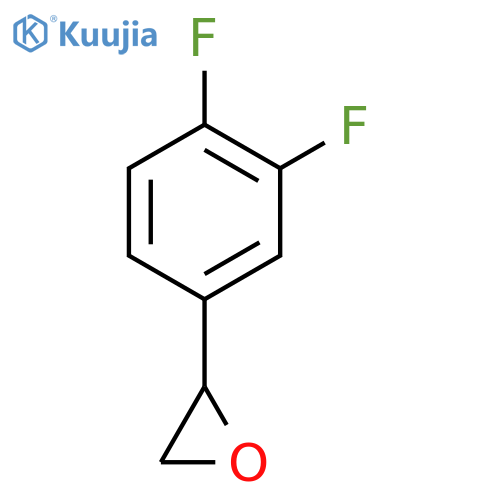(2S)-2-(3,4-difluorophenyl)oxirane structure