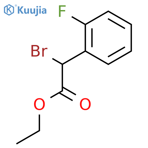 Ethyl 2-bromo-2-(2-fluorophenyl)acetate structure