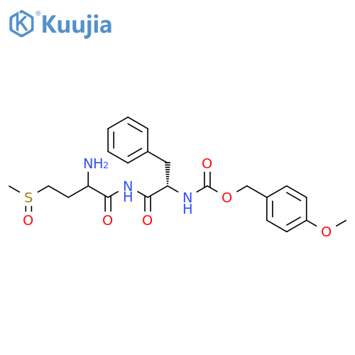 Butanamide, N-[[(4-methoxyphenyl)methoxy]carbonyl]-L-phenylalanyl-4-(methylsulfinyl)-L-2-amino- (9CI) structure