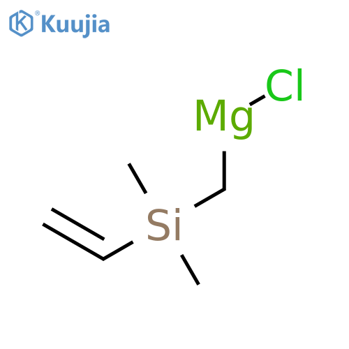 Magnesium, chloro[(ethenyldimethylsilyl)methyl]- structure