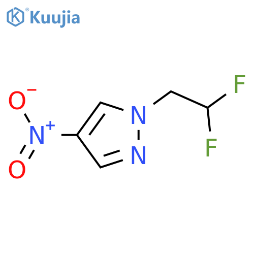 1-(2,2-difluoroethyl)-4-nitro-1H-pyrazole structure