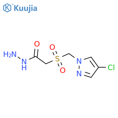 (4-Chloro-pyrazol-1-ylmethanesulfonyl)-acetic acid hydrazide structure