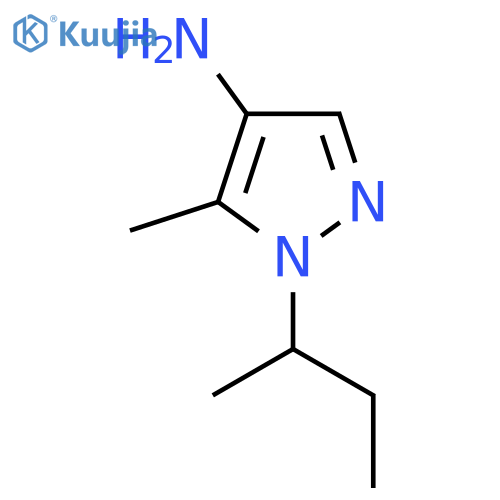 1-(butan-2-yl)-5-methyl-1H-pyrazol-4-amine structure