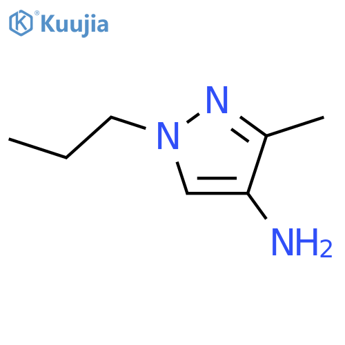 3-methyl-1-propyl-1H-pyrazol-4-amine structure