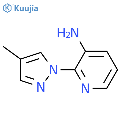 2-(4-Methyl-1H-pyrazol-1-yl)pyridin-3-amine structure