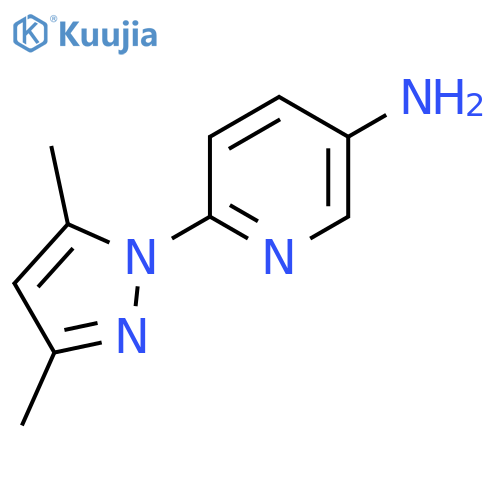 6-(3,5-dimethyl-1H-pyrazol-1-yl)pyridin-3-amine structure