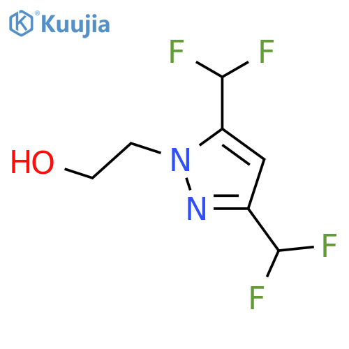 2-3,5-bis(difluoromethyl)-1H-pyrazol-1-ylethan-1-ol structure