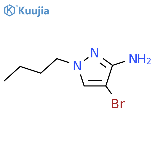 4-bromo-1-butyl-1H-pyrazol-3-amine structure