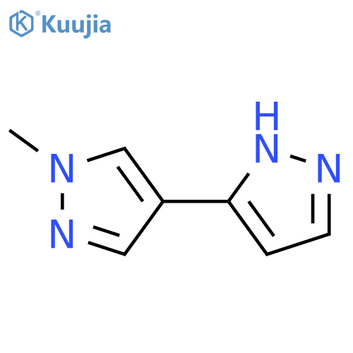 1'-Methyl-1H,1'H-3,4'-bipyrazole structure