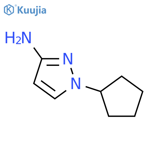 1-cyclopentyl-1H-pyrazol-3-amine structure
