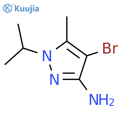 4-bromo-5-methyl-1-(propan-2-yl)-1H-pyrazol-3-amine structure