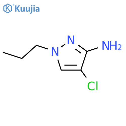 4-chloro-1-propyl-1H-pyrazol-3-amine structure