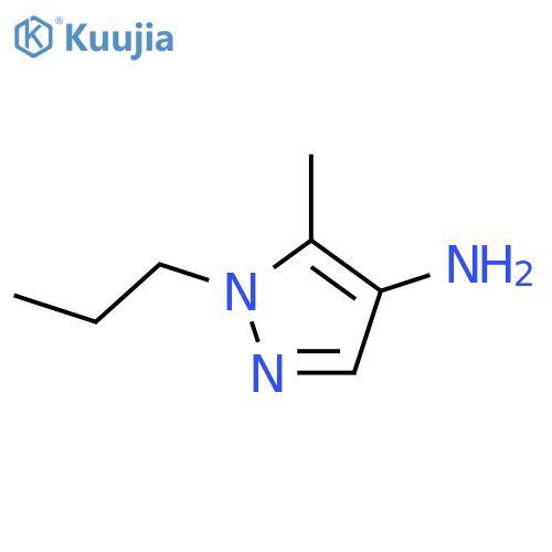 5-methyl-1-propyl-1H-pyrazol-4-amine structure
