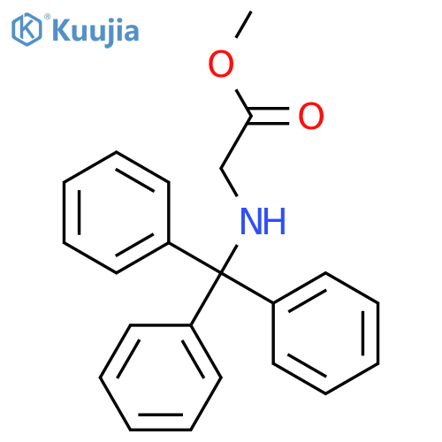 Glycine,N-(triphenylmethyl)-, methyl ester structure