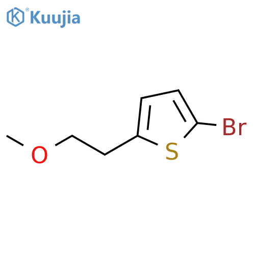 2-bromo-5-(2-methoxyethyl)thiophene structure
