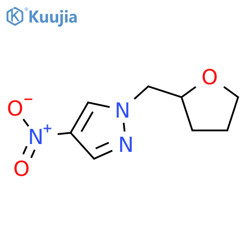 4-nitro-1-(oxolan-2-ylmethyl)-1H-pyrazole structure