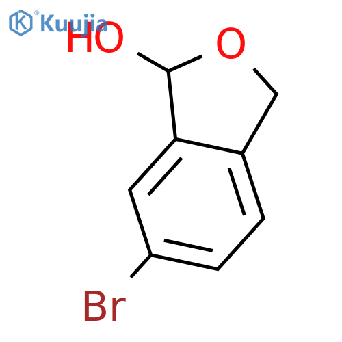 6-Bromo-1,3-dihydroisobenzofuran-1-ol structure