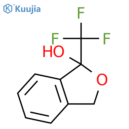 1-(trifluoromethyl)-1,3-dihydro-2-benzofuran-1-ol structure