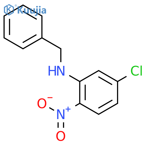 Benzenemethanamine, N-(5-chloro-2-nitrophenyl)- structure