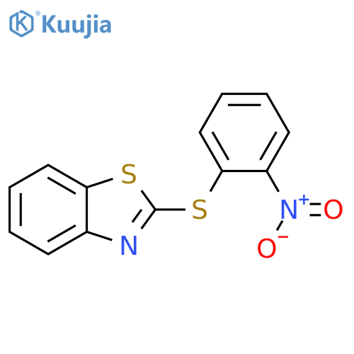 Benzothiazole, 2-[(2-nitrophenyl)thio]- structure