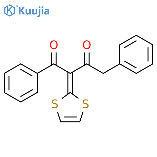 1,3-Butanedione, 2-(1,3-dithiol-2-ylidene)-1,4-diphenyl- structure