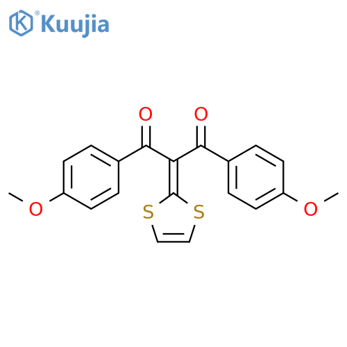 1,3-Propanedione, 2-(1,3-dithiol-2-ylidene)-1,3-bis(4-methoxyphenyl)- structure