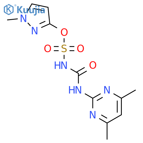 Sulfamic acid, [[(4,6-dimethyl-2-pyrimidinyl)amino]carbonyl]-, 1-methyl-1H-pyrazol-3-yl ester structure